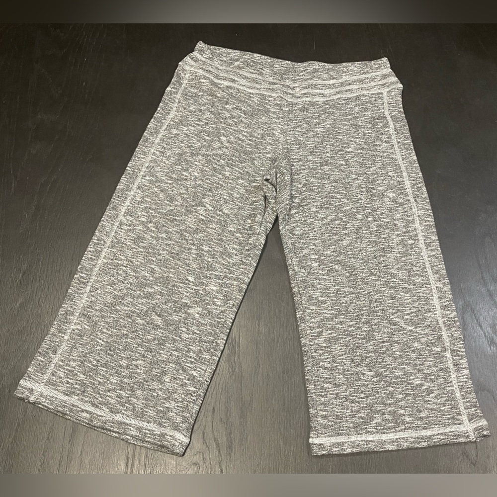 Sno Skins Rayon Cotton Blend Knit Wide Leg Pant Large